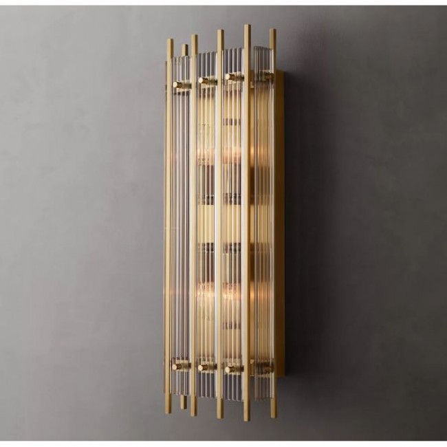Postmodern design style chandeliers  Brass