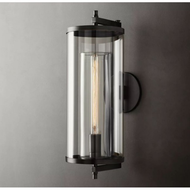 Postmodern design style wall lighting Black