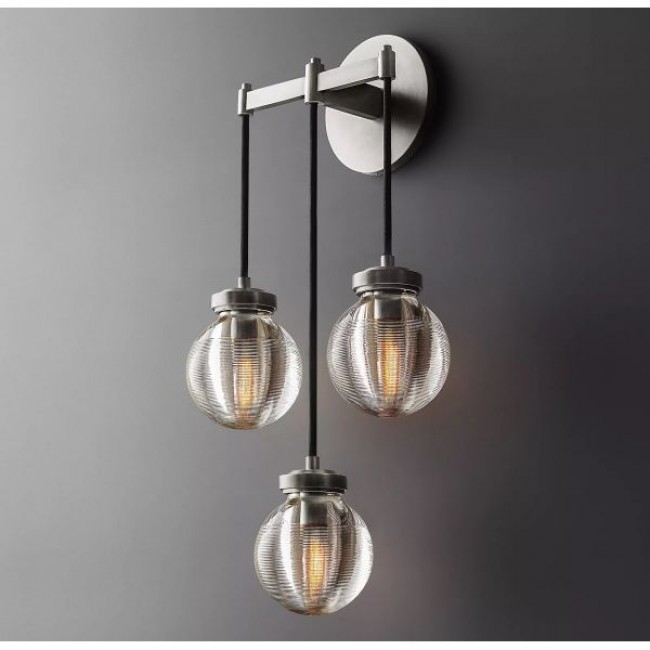 Postmodern design style wall lighting   Chrome 
