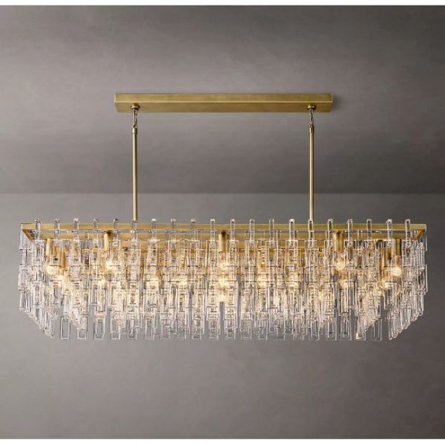 Postmodern design style chandeliers  Brass