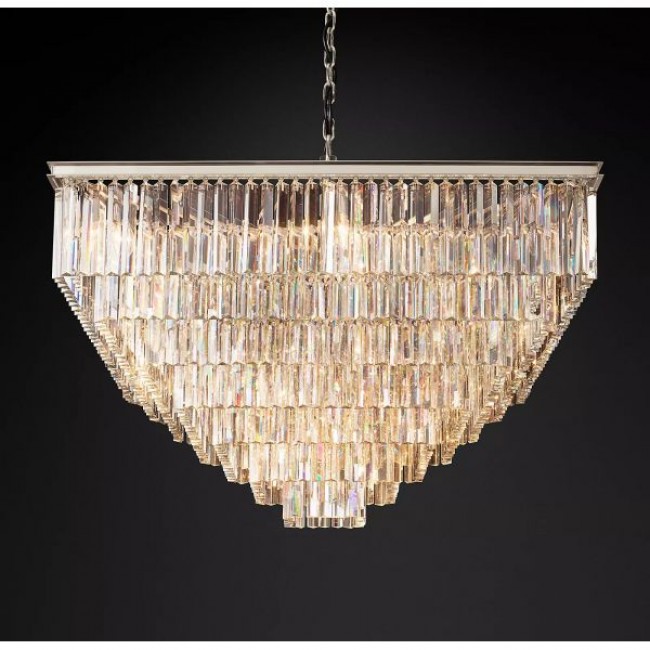 Postmodern design style chandeliers   Chrome