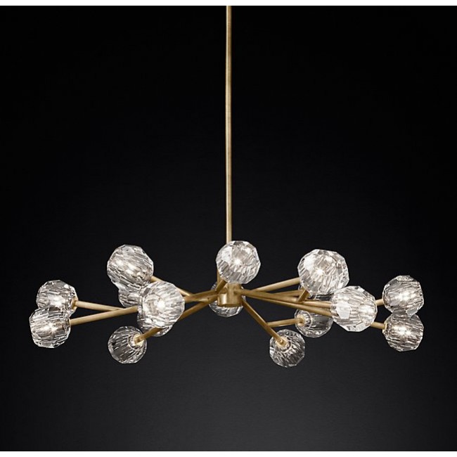 Modern style 18 lights crystal ball chandelier