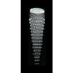 16 light Galactic Crystal Chandelier chrome plated