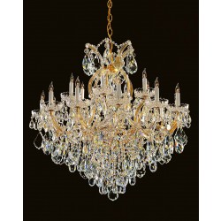 18 lights Maria Theresa chandelier gold plated