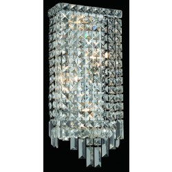 4 Lights contemporary crystal wall sconce. 
