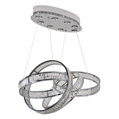 Eight-Light Pendant with Firenze Clear Crystal