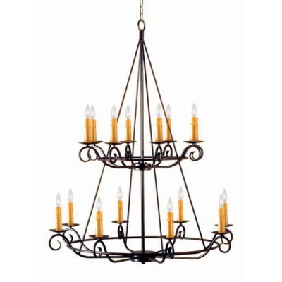  Estrella Chandelier - Blackened Pewter