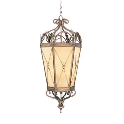 Bristol Manor Palacial Bronze Six-Light Lantern Pendant