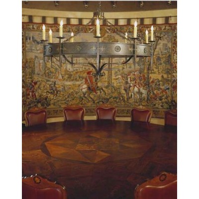 Calandra Chandelier - Gilded Tobacco