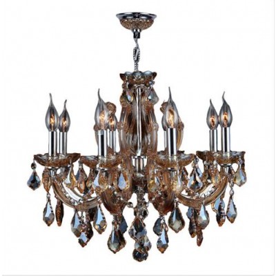 Chrome Six-Light Chandelier