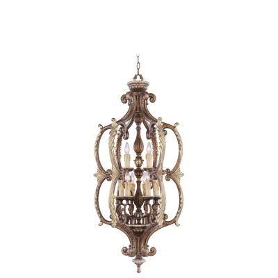 Seville Palacial Bronze Nine-Light Lantern Pendant