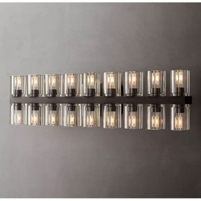 Postmodern design style wall lighting Black
