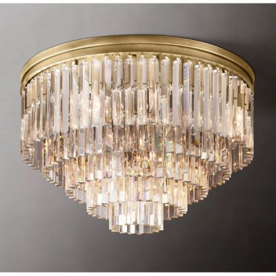 Postmodern design style chandeliers  Brass