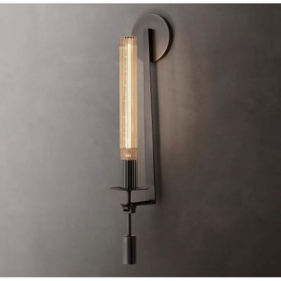 Postmodern design style wall lighting Black