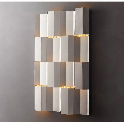 Postmodern design style wall lighting   Chrome 