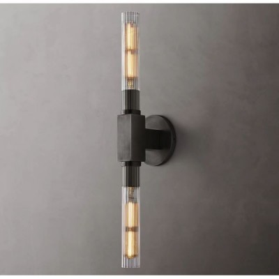 Postmodern design style wall lighting Black