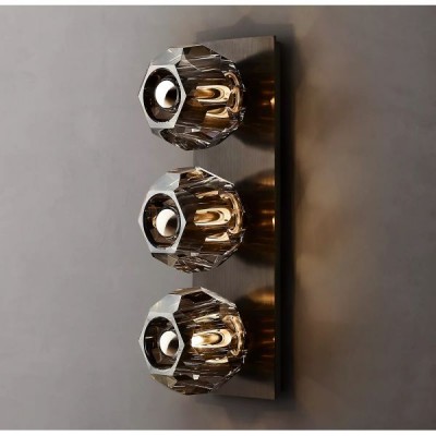 Postmodern design style wall lighting Black