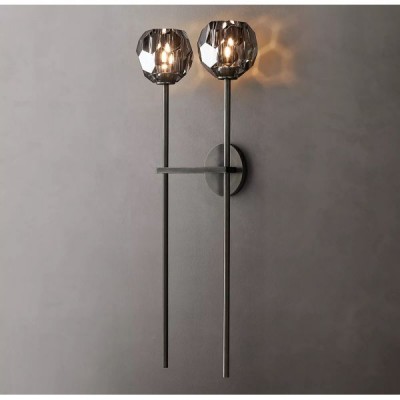 Postmodern design style wall lighting Black