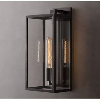 Postmodern design style wall lighting Black