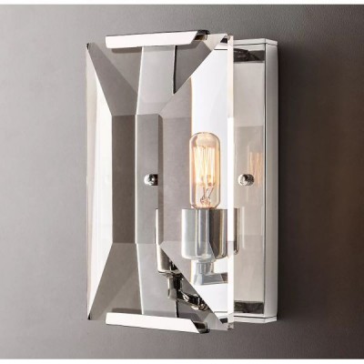 Postmodern design style wall lighting   Chrome 