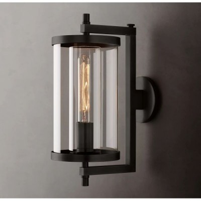 Postmodern design style wall lighting Black