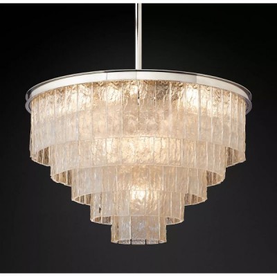 Postmodern design style chandeliers   Chrome