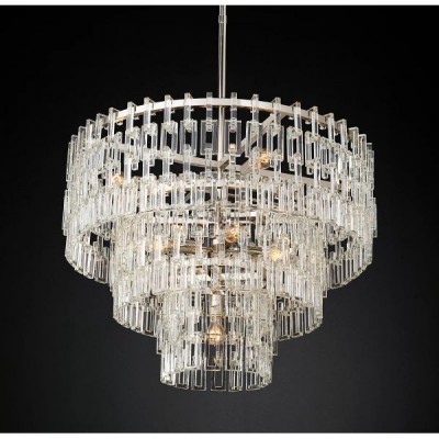 Postmodern design style chandeliers   Chrome