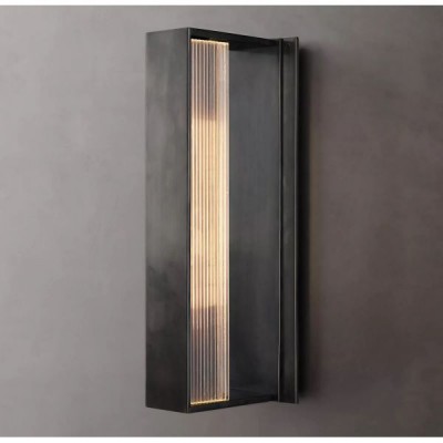 Postmodern design style wall lighting Black