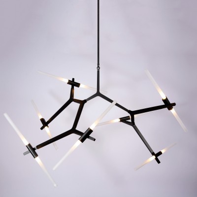 Astral Agnes Black 14-Light Chandelier