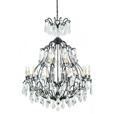 Versailles Chandelier dressed with clear crystal