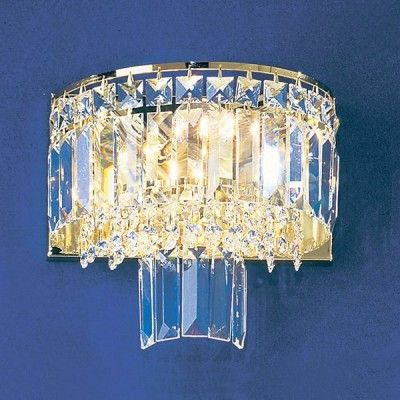 2 Light gold plated Wall Sconce