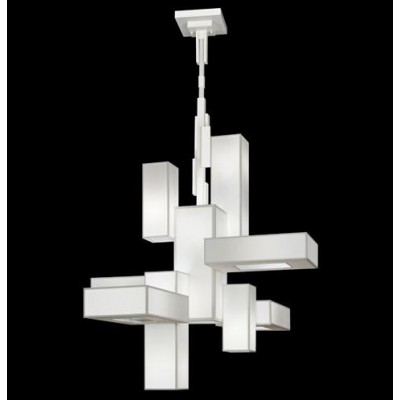 12-Light Chandelier in Studio White 