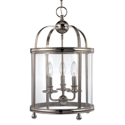 Distressed Bronze Three-Light Pendant