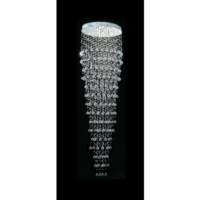 16 light Galactic Crystal Chandelier chrome plated