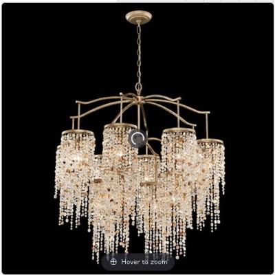 Silver 12-Light Chandelier