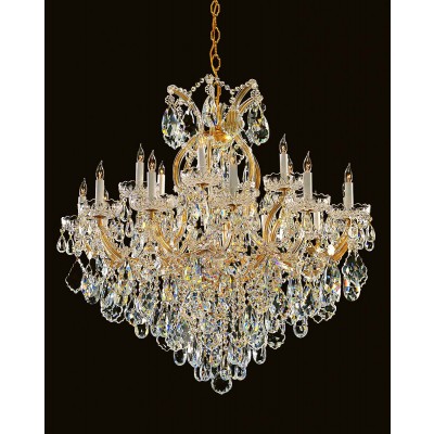 18 lights Maria Theresa chandelier gold plated