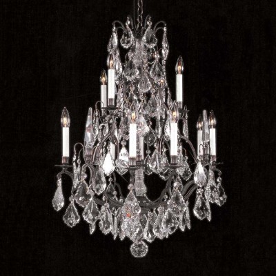 12 Light Versailles crystal Chandelier ,Rust frame
