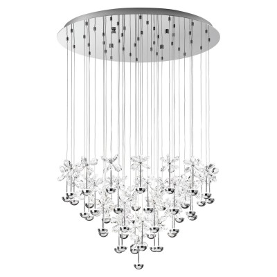 Chrome 30.5-Inch 43-Light LED Pendant