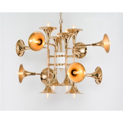 Unique Tumpet Shape Hanging Chandelier