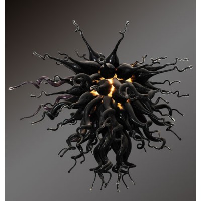  Glass Modern Classics Obsidian Small Chandelier