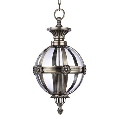 Aged Silver Four-Light Pendant