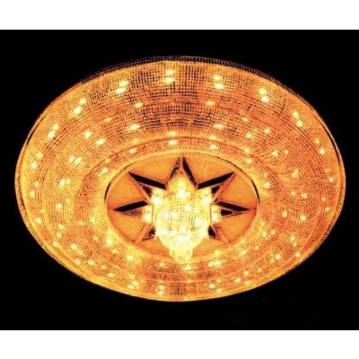 large crystal flush mount ceiling light /crystal chandelier with gold finish