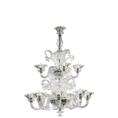 Chrome 12-Light Chandelier