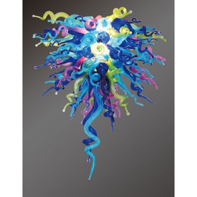 Glass Colorful Classic Wonders of the Sea Small Chandelier