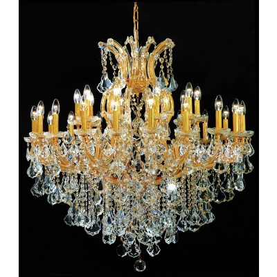 Gold plated Maria Theresa Chandelier