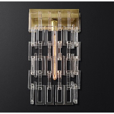 Postmodern design style gold Arcachon Marignan wall sconce