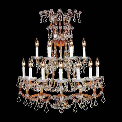 2-tiers gld plated Maria Theresa Wall Sconce