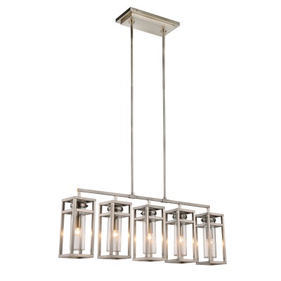 Bianca Vintage Nickel Five-Light Pendant