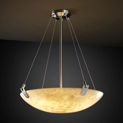 Group Clouds 36-Inch Bowl 6000 Lumen LED Pendant with U-Clips