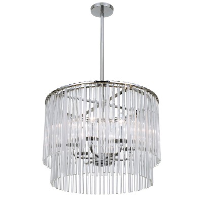 Group Bleecker Chrome Six-Light Pendant